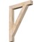 Ekena Millwork Traditional Block Smooth Bracket, Douglas Fir, 3 1/2"W x 26"D x 34"H BKT04X26X34TRA05SDF - alternate 1